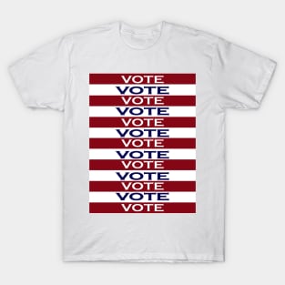 VOTE Red White Blue T-Shirt